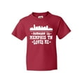 thumbnail image 1 of Inktastic Memphis Tennessee Someone Loves Me Skyline Youth T-Shirt, 1 of 5