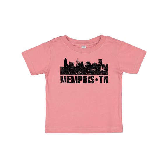 Inktastic Memphis city Skyline with Grunge Boys or Girls Baby T-Shirt