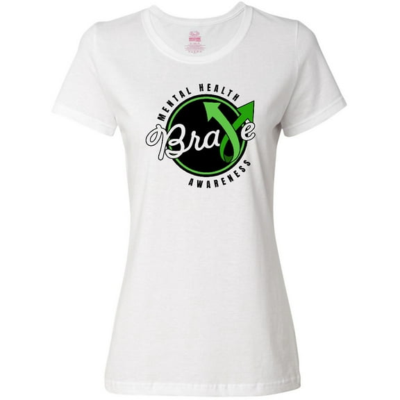 Inktastic Mental Health Awareness Brave Women's T-Shirt