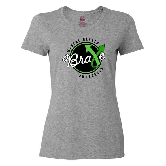Inktastic Mental Health Awareness Brave Women's T-Shirt