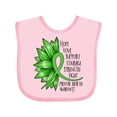 thumbnail image 1 of Inktastic Mental Health Awareness Green Sunflower Ribbon Boys or Girls Baby Bib, 1 of 4
