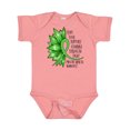 thumbnail image 1 of Inktastic Mental Health Awareness Green Sunflower Ribbon Boys or Girls Baby Bodysuit, 1 of 5