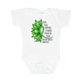 thumbnail image 1 of Inktastic Mental Health Awareness Green Sunflower Ribbon Boys or Girls Baby Bodysuit, 1 of 5
