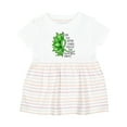 thumbnail image 1 of Inktastic Mental Health Awareness Green Sunflower Ribbon Girls Baby Dress, 1 of 5