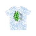 thumbnail image 1 of Inktastic Mental Health Awareness Green Sunflower Ribbon T-Shirt, 1 of 5