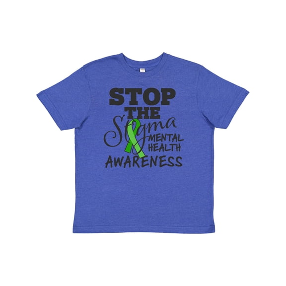 Inktastic Mental Health Awareness Stop The Stigma Youth T-Shirt