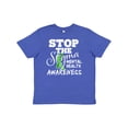thumbnail image 1 of Inktastic Mental Health Awareness Stop The Stigma Youth T-Shirt, 1 of 5