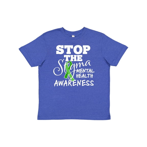Inktastic Mental Health Awareness Stop The Stigma Youth T-Shirt