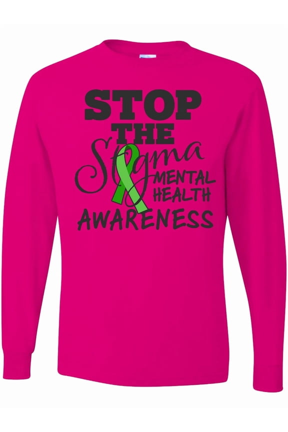 Mental Health Awareness Stop the Stigma Long Sleeve T-Shirt