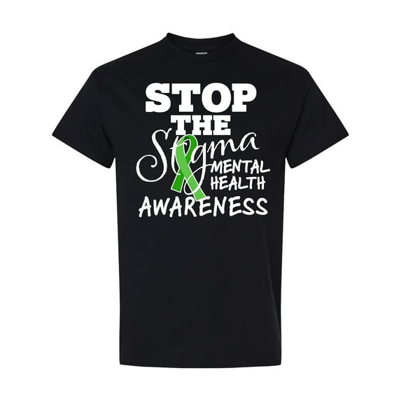 Inktastic Mental Health Awareness Stop the Stigma T-Shirt