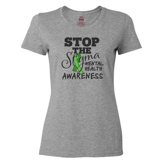 Inktastic Mental Health Awareness Stop the Stigma Women's T-Shirt