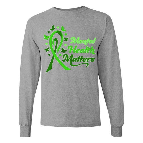 Inktastic Mental Health Matters Long Sleeve T-Shirt