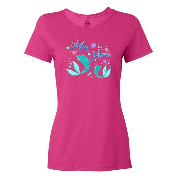 Inktastic Mer Mom- Mermaid Mother and Daughter Women's T-Shirt