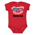 thumbnail image 1 of Inktastic Merica Pig Boys or Girls Baby Bodysuit, 1 of 5