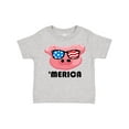 thumbnail image 1 of Inktastic Merica Pig Boys or Girls Toddler T-Shirt, 1 of 5