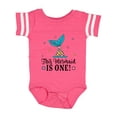 thumbnail image 1 of Inktastic Mermaid 1st Birthday 1 Year Old Girls Baby Bodysuit, 1 of 5