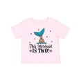 thumbnail image 1 of Inktastic Mermaid 2nd Birthday 2 Year Old Girls Toddler T-Shirt, 1 of 5