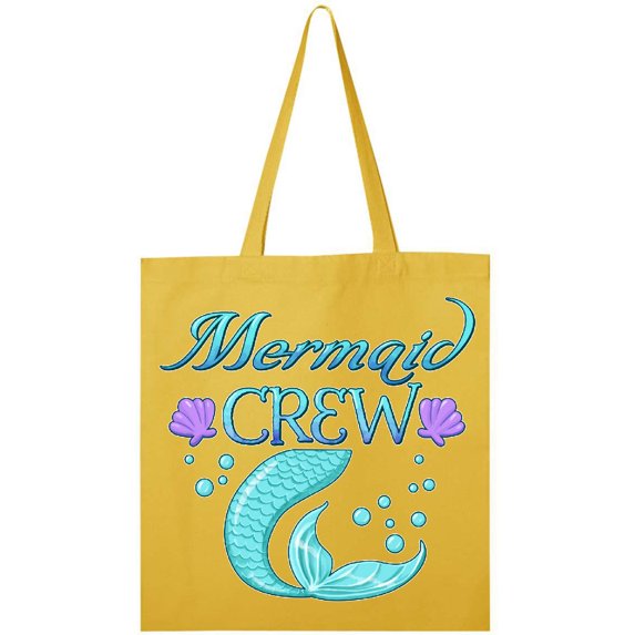 Inktastic Mermaid Crew Tote Bag