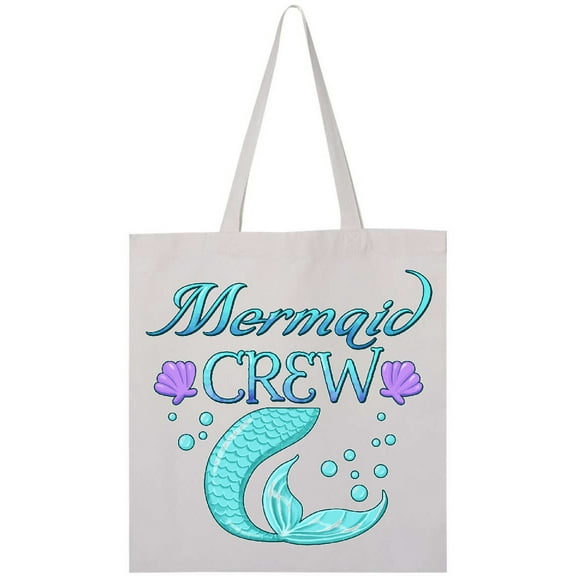 Inktastic Mermaid Crew Tote Bag