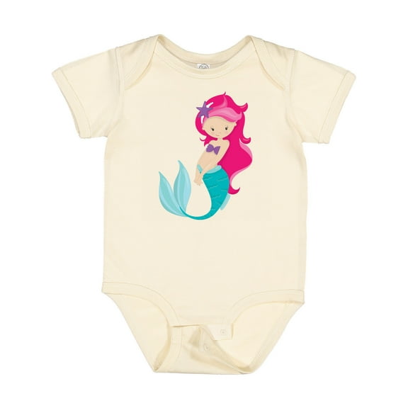 Inktastic Mermaid Girls Baby Bodysuit