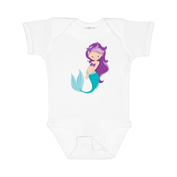 Inktastic Mermaid Girls Baby Bodysuit