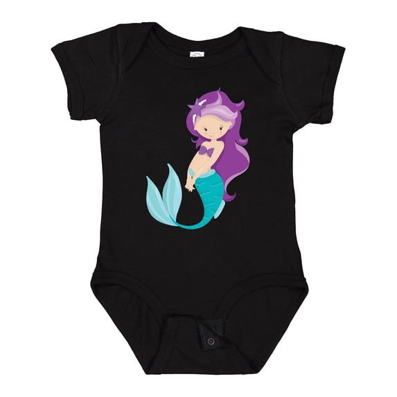 Inktastic Mermaid Girls Baby Bodysuit