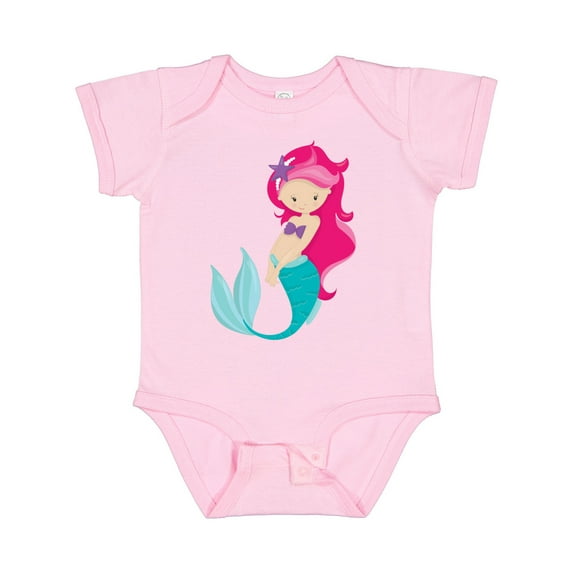 Inktastic Mermaid Girls Baby Bodysuit