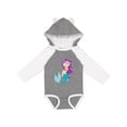 thumbnail image 1 of Inktastic Mermaid Girls Long Sleeve Baby Bodysuit, 1 of 5