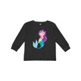 thumbnail image 1 of Inktastic Mermaid Girls Long Sleeve Toddler T-Shirt, 1 of 5