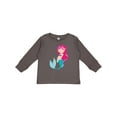 thumbnail image 1 of Inktastic Mermaid Girls Long Sleeve Toddler T-Shirt, 1 of 5