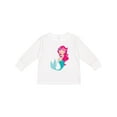 thumbnail image 1 of Inktastic Mermaid Girls Long Sleeve Toddler T-Shirt, 1 of 5