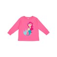 thumbnail image 1 of Inktastic Mermaid Girls Long Sleeve Toddler T-Shirt, 1 of 5