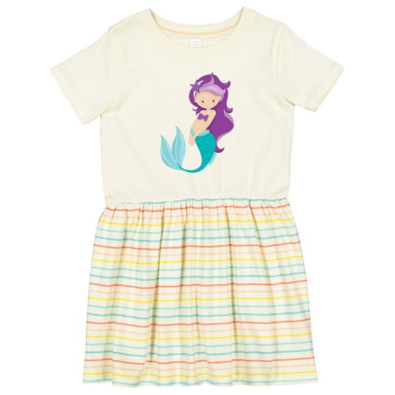 Inktastic Mermaid Girls Toddler Dress