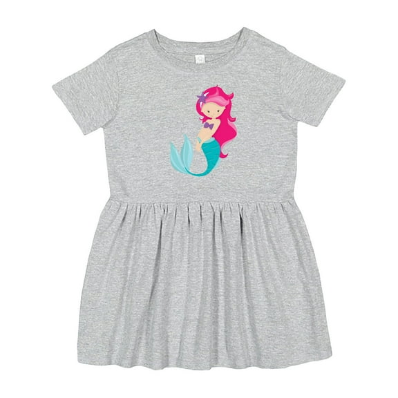 Inktastic Mermaid Girls Toddler Dress