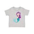 thumbnail image 1 of Inktastic Mermaid Girls Toddler T-Shirt, 1 of 5
