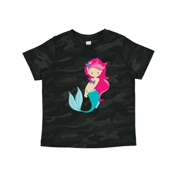 Inktastic Mermaid Girls Toddler T-Shirt