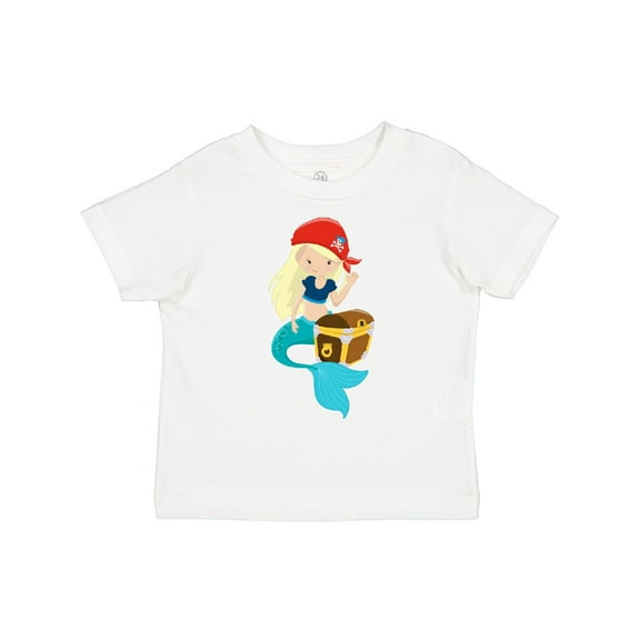 Inktastic Mermaid Pirate Boys or Girls Toddler T-Shirt