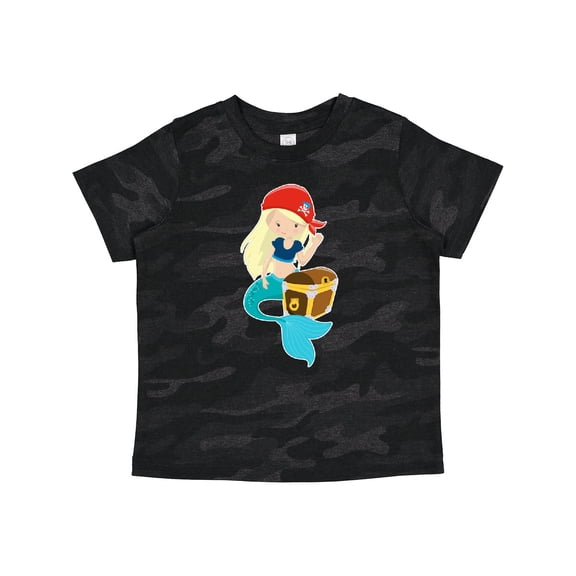 Inktastic Mermaid Pirate Boys or Girls Toddler T-Shirt
