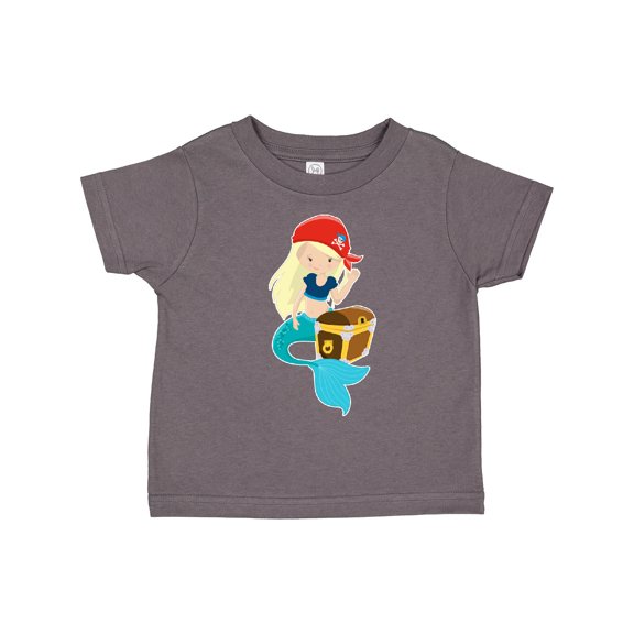 Inktastic Mermaid Pirate Boys or Girls Toddler T-Shirt