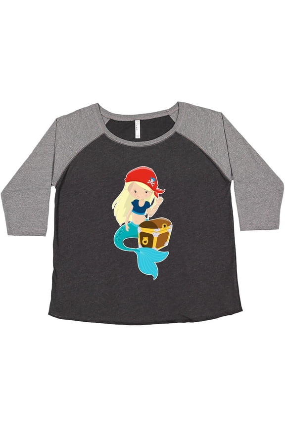 Mermaid Pirate Women's Plus Size T-Shirt