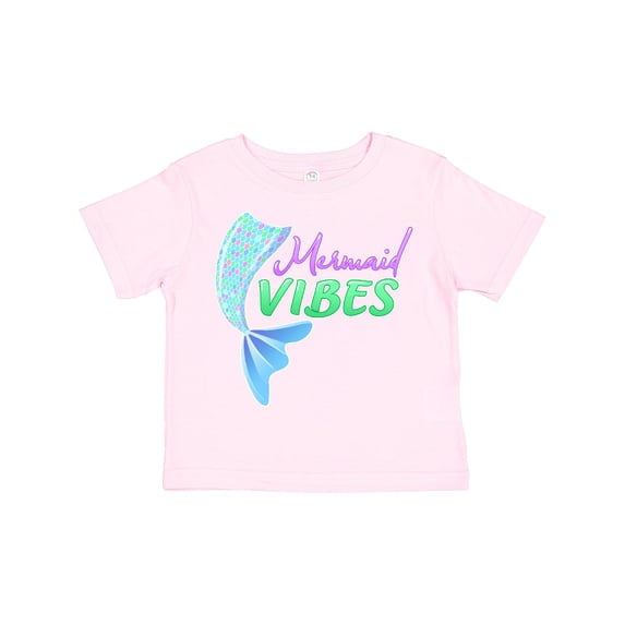 Inktastic Mermaid Vibes Mermaid Tail Girls Toddler T-Shirt