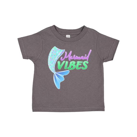 Inktastic Mermaid Vibes Mermaid Tail Girls Toddler T-Shirt