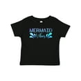 thumbnail image 1 of Inktastic Mermaid Vibes Text in Blues Boys or Girls Baby T-Shirt, 1 of 5