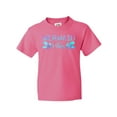 thumbnail image 1 of Inktastic Mermaid Vibes Text in Blues Youth T-Shirt, 1 of 5