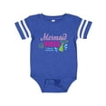 thumbnail image 1 of Inktastic Mermaid Vibes with Tail and Seashell Girls Baby Bodysuit, 1 of 5