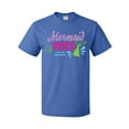 thumbnail image 1 of Inktastic Mermaid Vibes with Tail and Seashell T-Shirt, 1 of 5