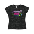 thumbnail image 1 of Inktastic Mermaid Vibes with Tail and Seashell Women's T-Shirt, 1 of 5