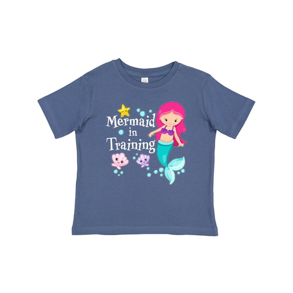 Inktastic Mermaid in Training Girls Baby T-Shirt