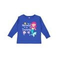 thumbnail image 1 of Inktastic Mermaid in Training Girls Long Sleeve Toddler T-Shirt, 1 of 5