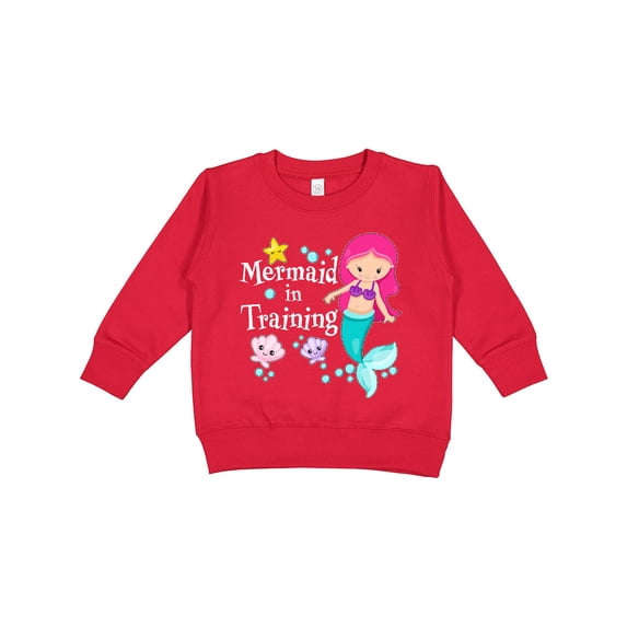 Inktastic Mermaid in Training Toddler Sweatshirt